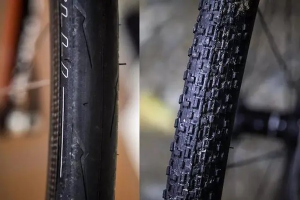 Differenza di pneumatici tra bici da strada e bici da ghiaia