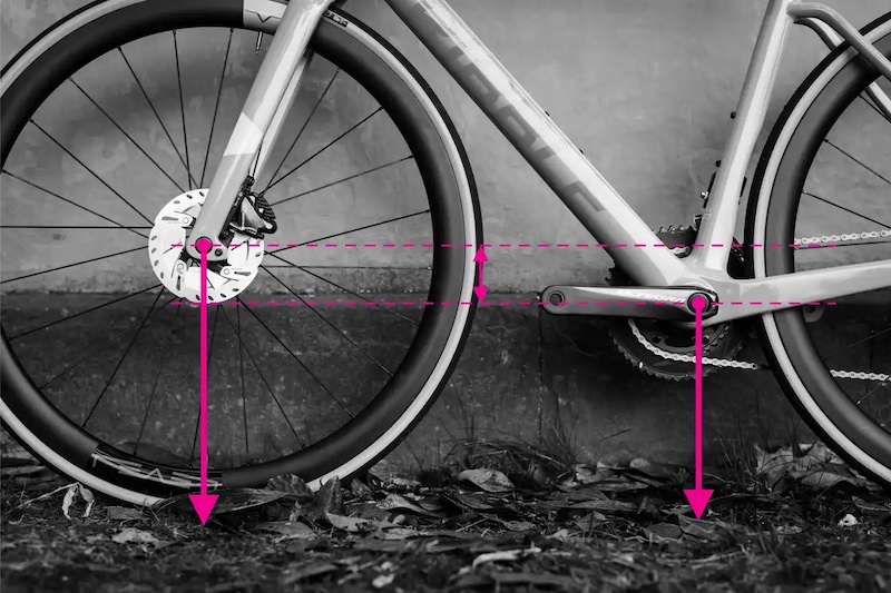 telaio della bicicletta Goccia del movimento centrale